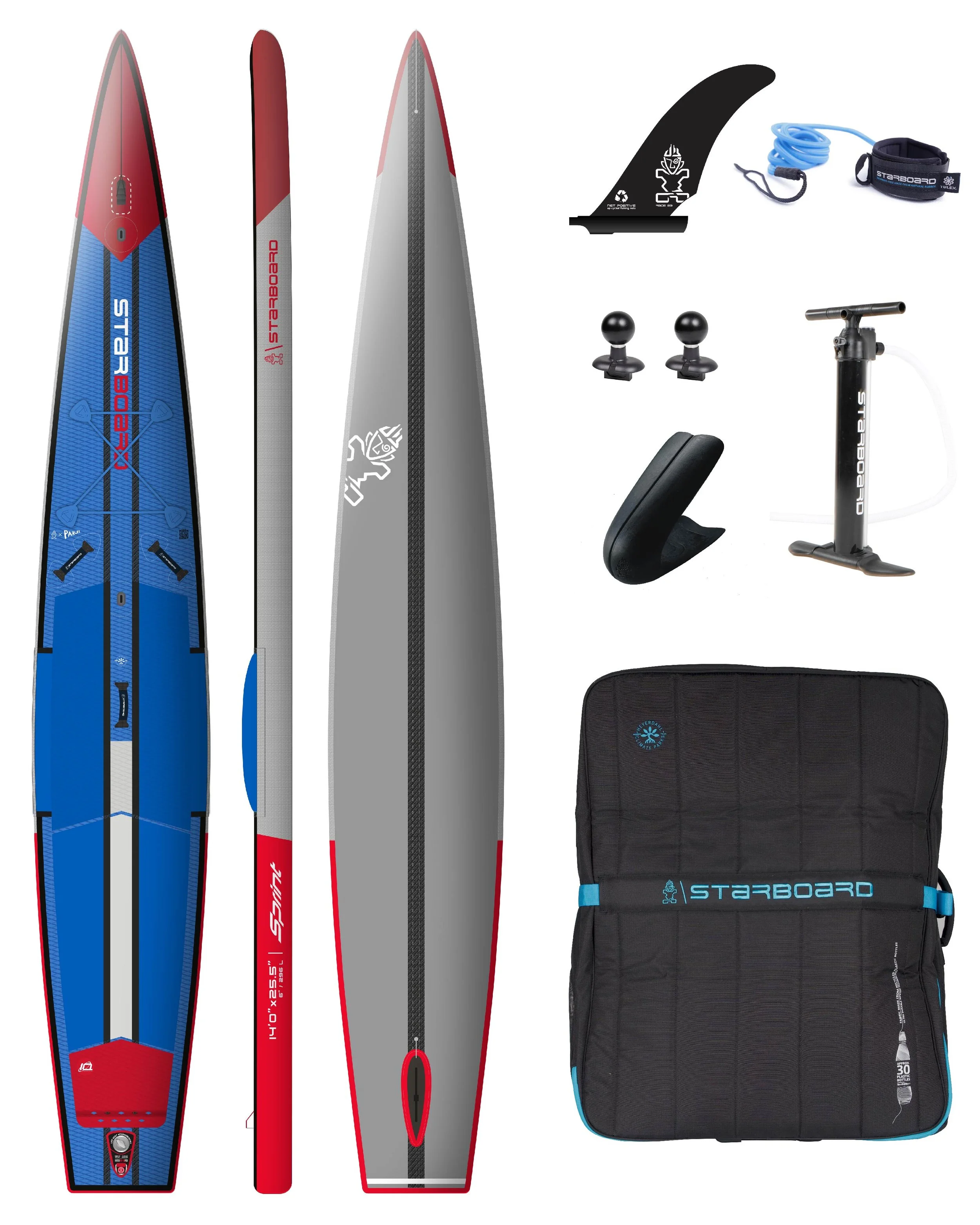 2023 Infinity SUP Whiplash Hollow Carbon 14'x22.5” Crimson/Gold